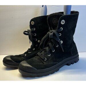 Palladium black suede boots (size‎ 5 women)